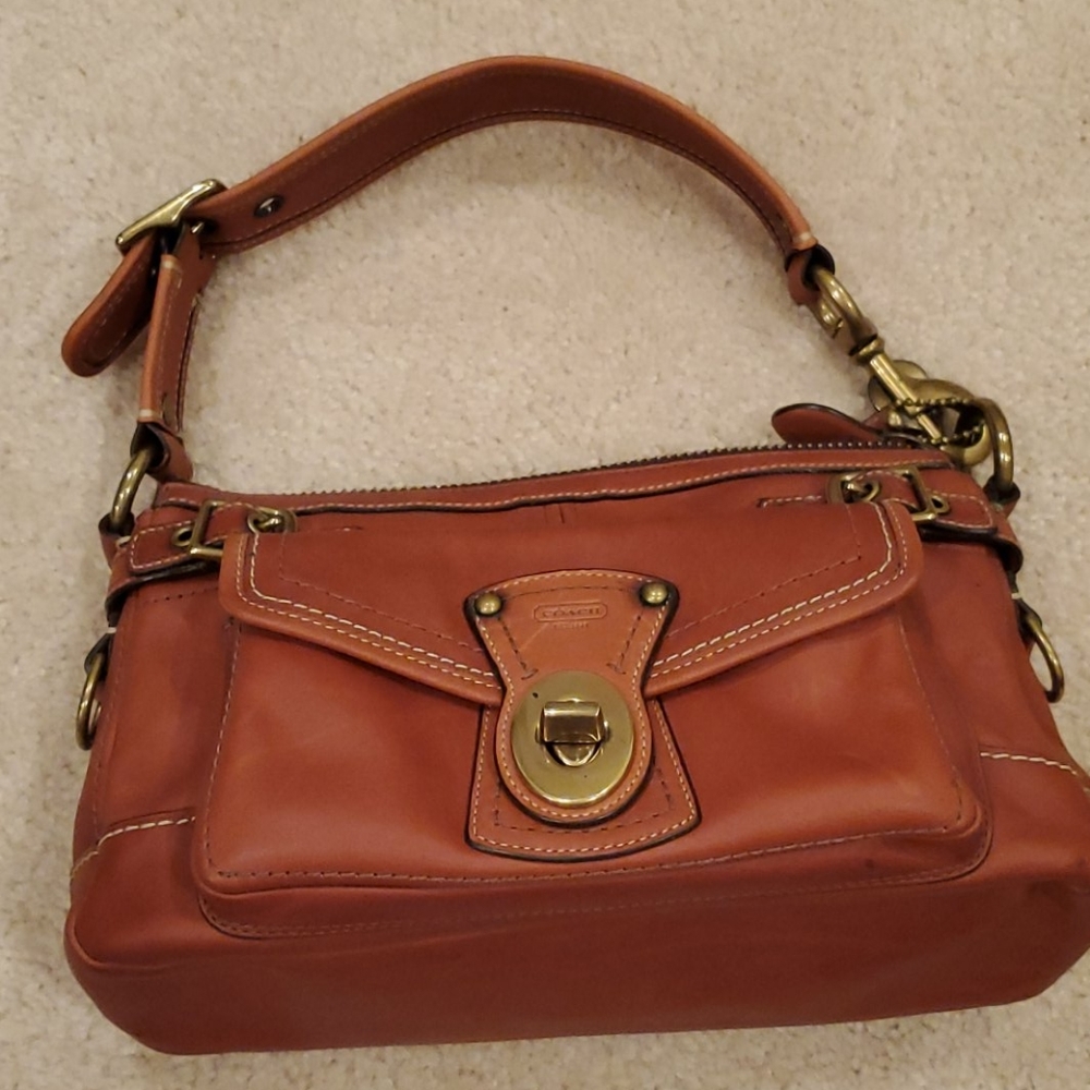 Coach Vachetta Leather Shoulder Bag
